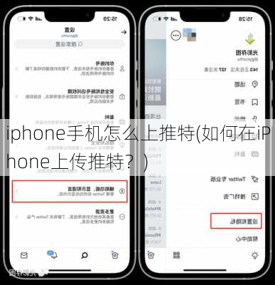 iphone手机怎么上推特(如何在iPhone上传推特？)