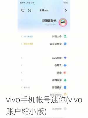 vivo手机帐号迷你(vivo账户缩小版)