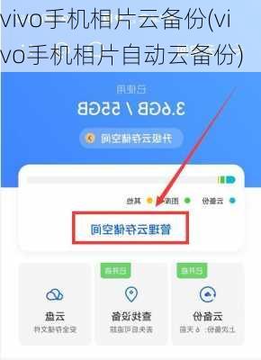 vivo手机相片云备份(vivo手机相片自动云备份)