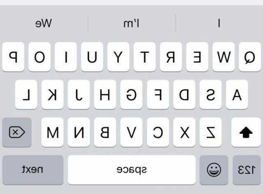 iphone手机语键盘箭头