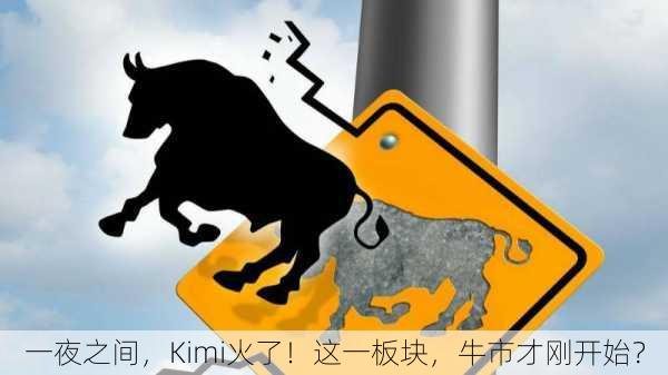 一夜之间，Kimi火了！这一板块，牛市才刚开始？