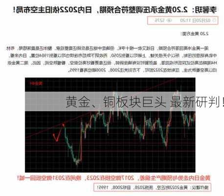 黄金、铜板块巨头 最新研判！