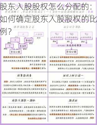 股东入股股权怎么分配的：如何确定股东入股股权的比例？