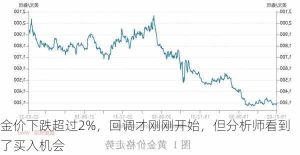 金价下跌超过2%，回调才刚刚开始，但分析师看到了买入机会