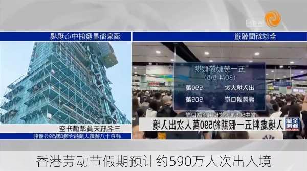 香港劳动节假期预计约590万人次出入境