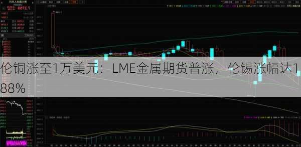 伦铜涨至1万美元：LME金属期货普涨，伦锡涨幅达1.88%