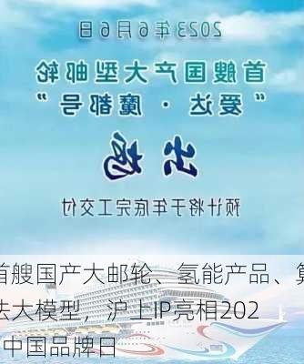 首艘国产大邮轮、氢能产品、算法大模型，沪上IP亮相2024中国品牌日