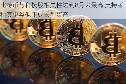 比特币与科技股相关性达到8月来最高 支持者称其更类似于成长型资产