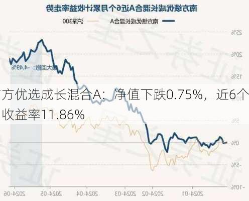 南方优选成长混合A：净值下跌0.75%，近6个月收益率11.86%