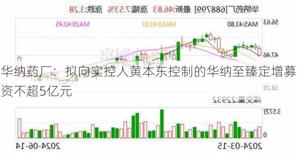 华纳药厂：拟向实控人黄本东控制的华纳至臻定增募资不超5亿元