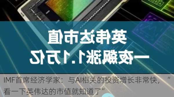 IMF首席经济学家：与AI相关的投资增长非常快，“看一下英伟达的市值就知道了”