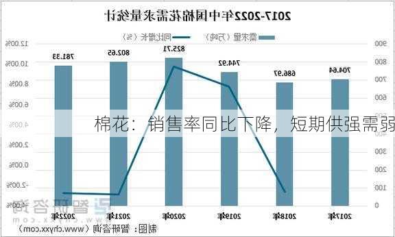 棉花：销售率同比下降，短期供强需弱