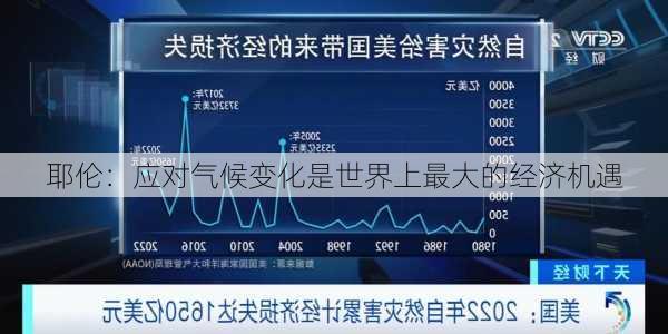 耶伦：应对气候变化是世界上最大的经济机遇