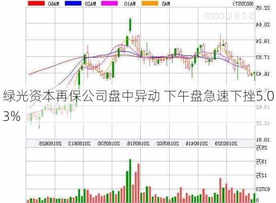 绿光资本再保公司盘中异动 下午盘急速下挫5.03%