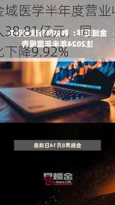 金域医学半年度营业收入38.81亿元，同比下降9.92%