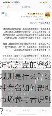 沪镍外盘的命名规则是什么？这种命名如何帮助市场参与者识别？