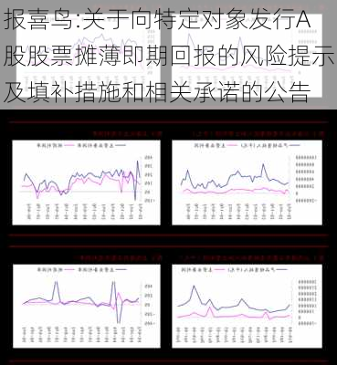 报喜鸟:关于向特定对象发行A股股票摊薄即期回报的风险提示及填补措施和相关承诺的公告