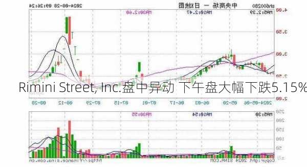 Rimini Street, Inc.盘中异动 下午盘大幅下跌5.15%