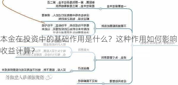 本金在投资中的基础作用是什么？这种作用如何影响收益计算？