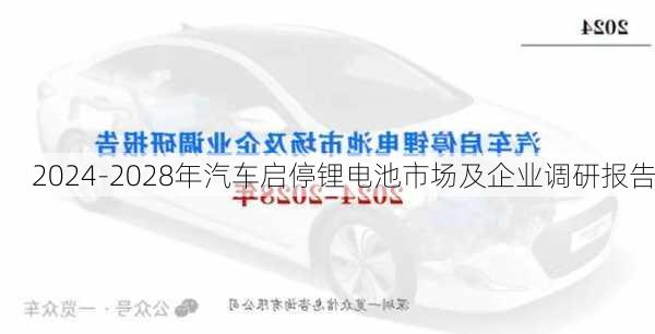 2024-2028年汽车启停锂电池市场及企业调研报告