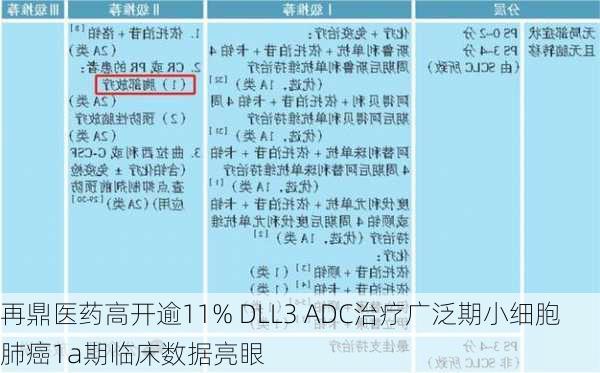 再鼎医药高开逾11% DLL3 ADC治疗广泛期小细胞肺癌1a期临床数据亮眼