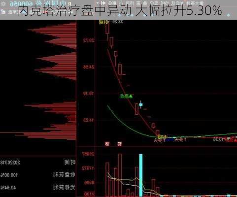 内克塔治疗盘中异动 大幅拉升5.30%