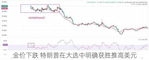 金价下跌 特朗普在大选中明确获胜推高美元