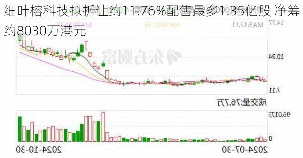 细叶榕科技拟折让约11.76%配售最多1.35亿股 净筹约8030万港元