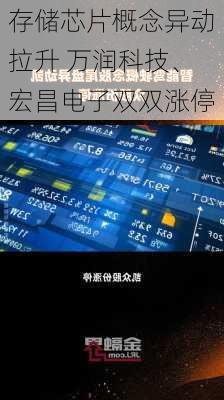 存储芯片概念异动拉升 万润科技、宏昌电子双双涨停