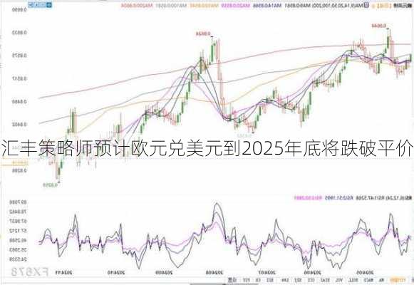 汇丰策略师预计欧元兑美元到2025年底将跌破平价